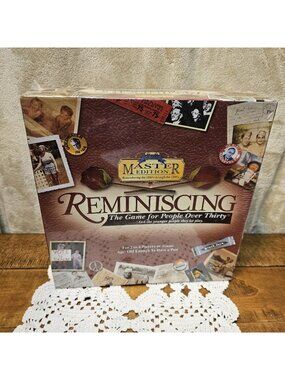 New/Sealed REMINISCING Board Game DELUXE MASTER EDITION 1940s-1990s TDC Games